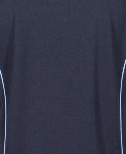 Picture of Podium Mens Piping Polo Shirt 100% Polyester Pique Knit